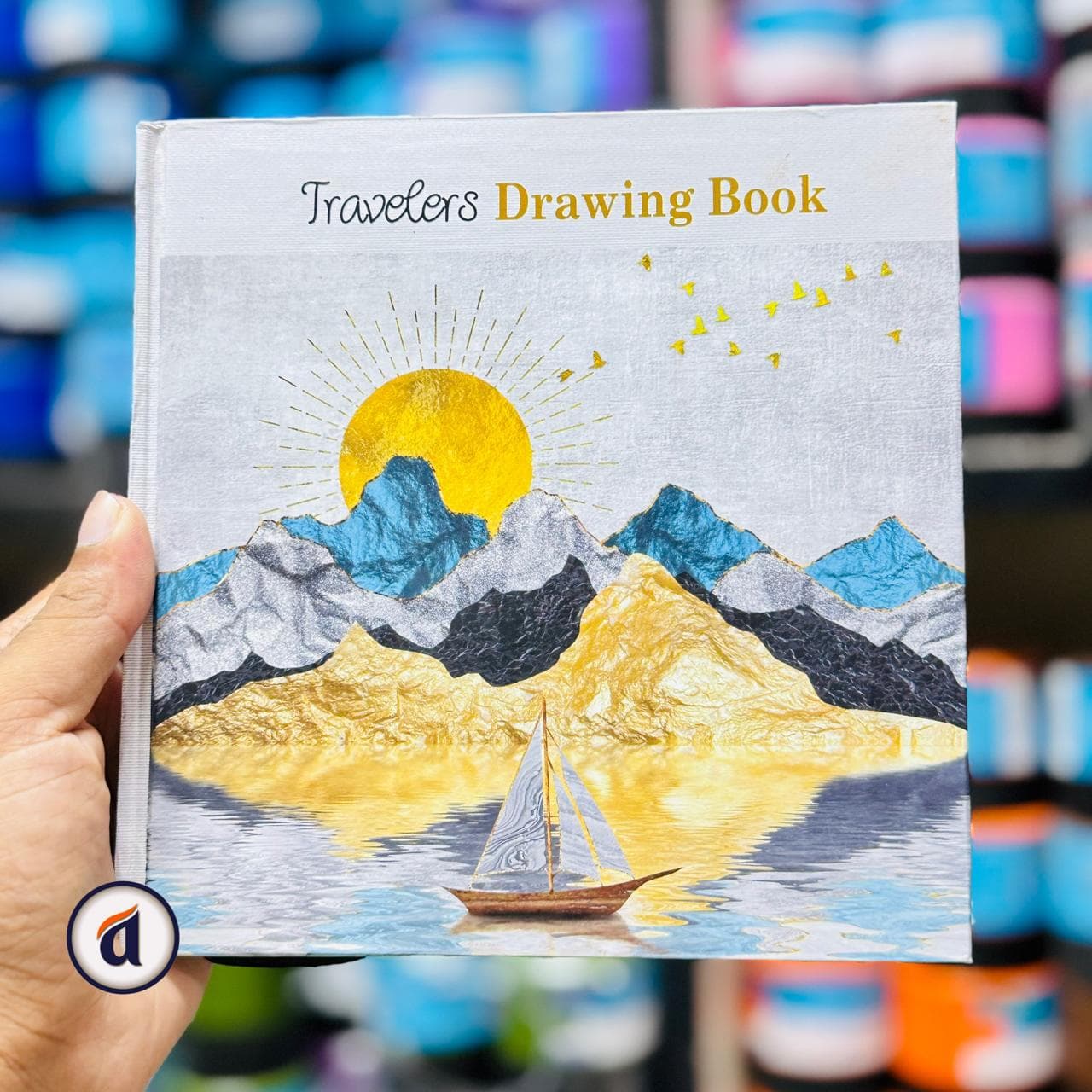 Hearts Travelers Drawing Book 50 sheets sun [SINE 7.2X7.2INC]	