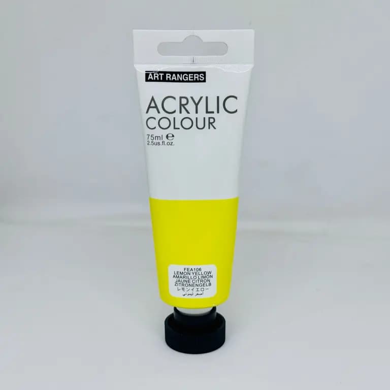 Art Rangers Acrylic Colour 75ml Lemon Yellow