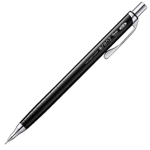 Pentel Orenz Mechanical Pencil Blister Pack (0.3 mm) - Black - XPP503-AX