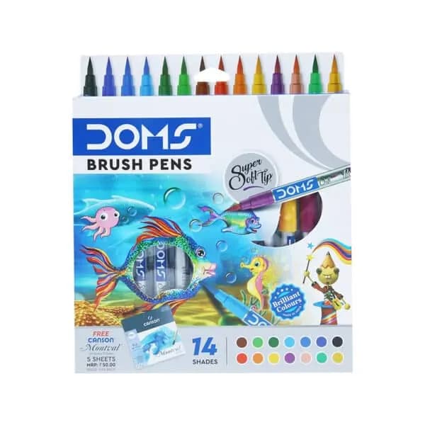 Doms Brush Pens 14 Shades