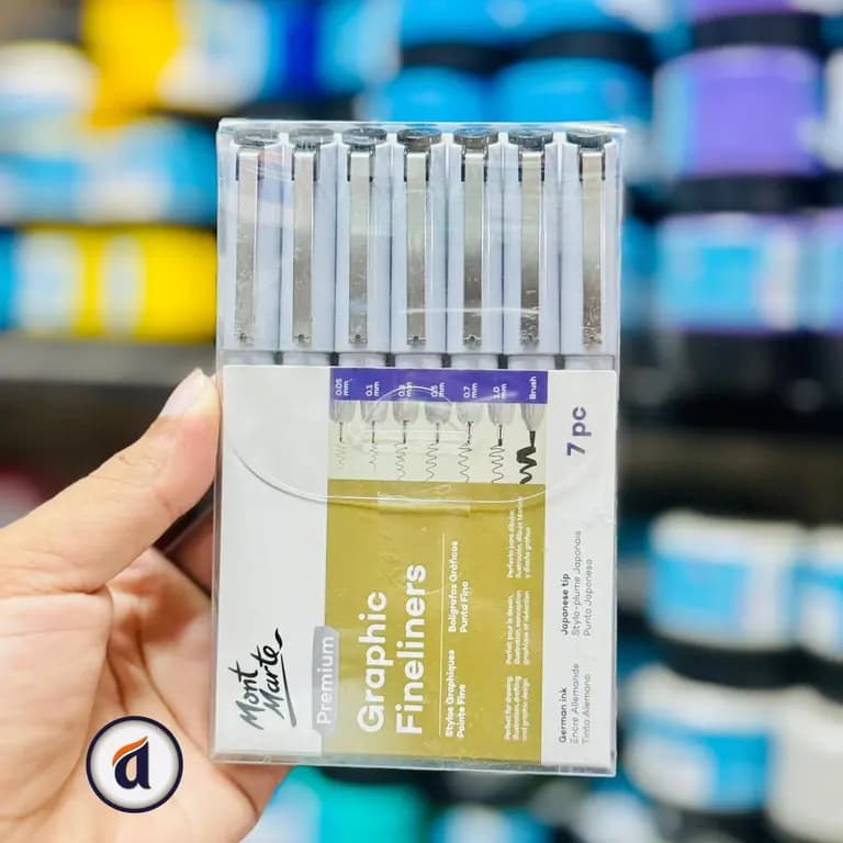 Mont Marte Graphic Fineliners Set 7pc