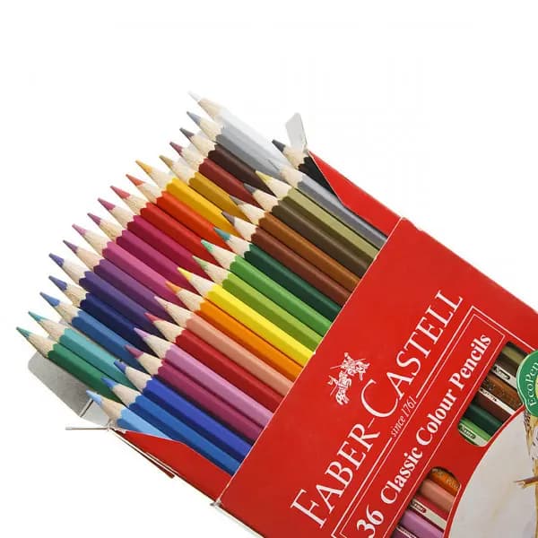 Faber Castell Classic Colour Pencils-36Pcs