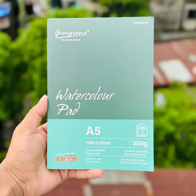 Giorgione Watercolour Pad 300GSM G-WB20-A5