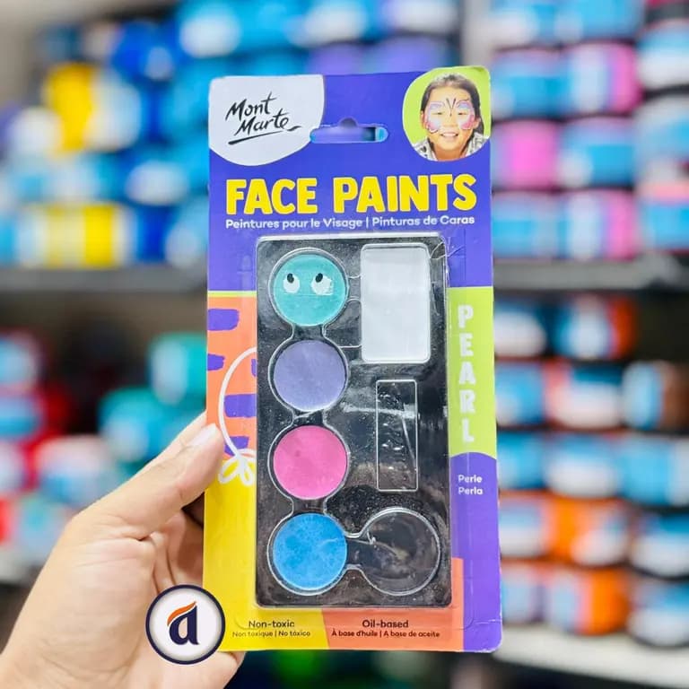 Mont Marte Kids Face Paints Set - Perle