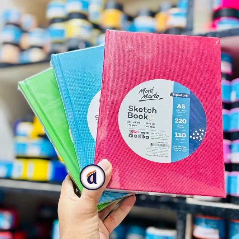 Mont Marte Sketch Book A5 220 Pages 110gsm