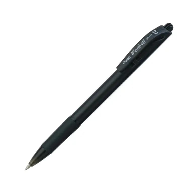 Pentel Feel-IT 0.7mm Ball Pen Black Ink 