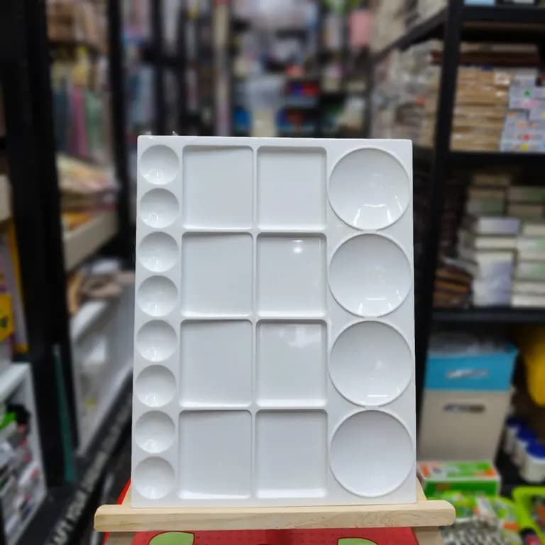 Water And Acrylic 20 Hole Colour Mixing Palette Size 10x13inc	
