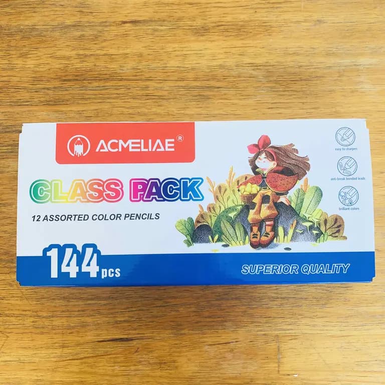 Acmeliae 144 pes Colour Pencil