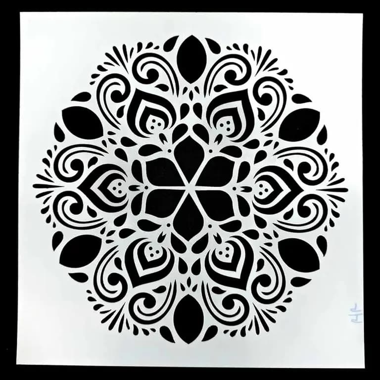 Stencil Code 26 (8x8 inch)