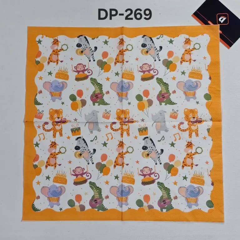 Deco Paper, Color Printed Napkins Dp: 269