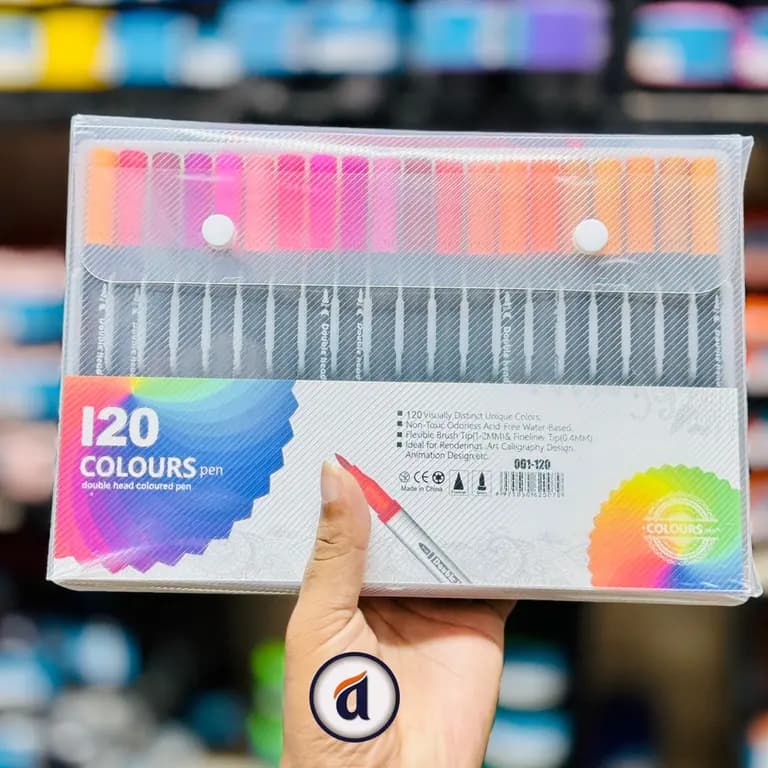 China Dual Tip Brush Pens 120pc