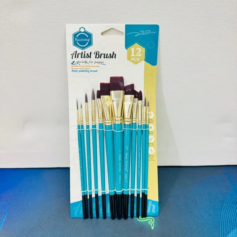 Keep Smiling Body Painting Artist Brush Set A6613 
