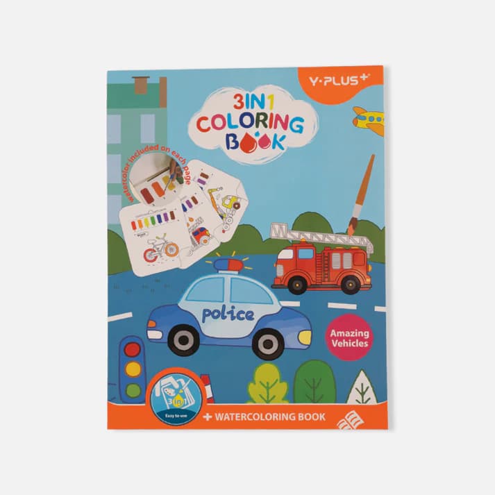 Y-Plus+ Water Coloring Book Set | Water coloring book set 