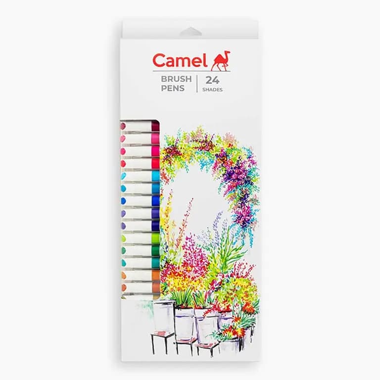 Camel Brush Pens 24 Shades