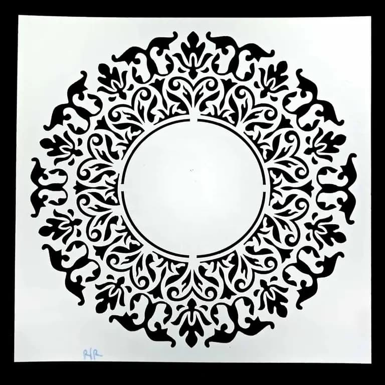 Stencil Code 27  (8x8 inch)