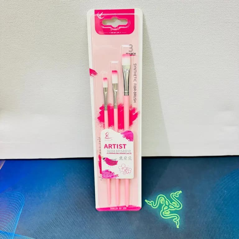 Yixin Artist Flat Brush Set 3pc H-7B