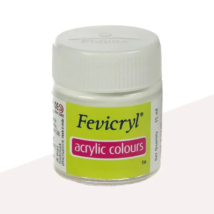 Fevicryl Acrylic colour 15ml White