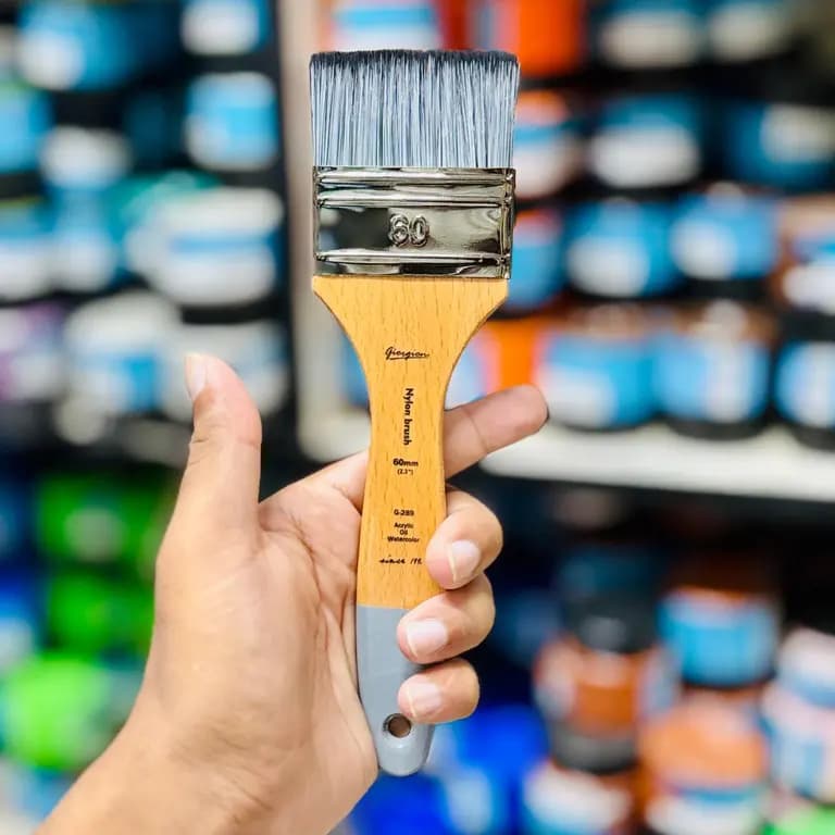 Giorgione Flat Head Nylon Soft Paint Brush Single 60mm