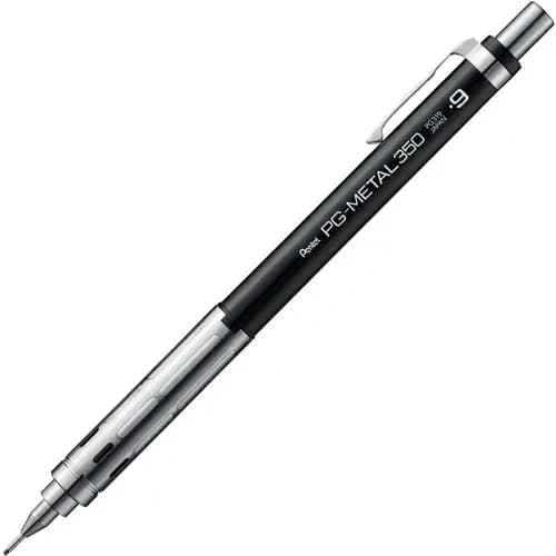 Pentel PG-Metal 350 Drafting Pencil (0.9mm) - Black - PG319-A