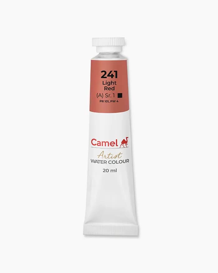 Camel Artist Water Colours Individual tube of Light Red Sr 1 in 20 ml