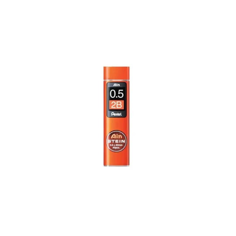 Pentel Mechanical Pencil Leads 0.5 2B