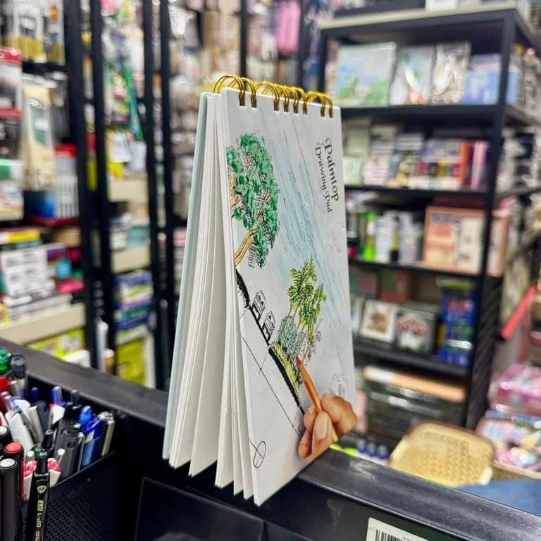 Hearts Palmtop Drawing Pad 40 sheets tree [SIZE 4X8 INC]	