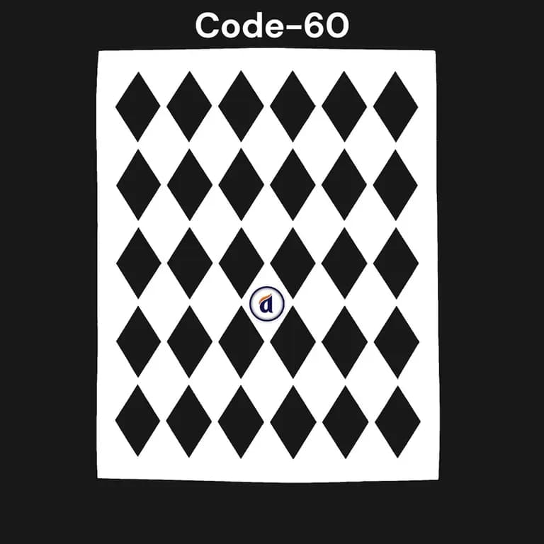 Stencil Code 60 (8x10 inch)