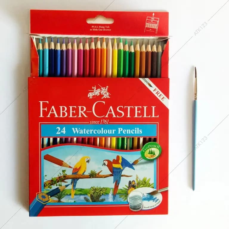 Faber Castell watercolor pencils - 24 shade	