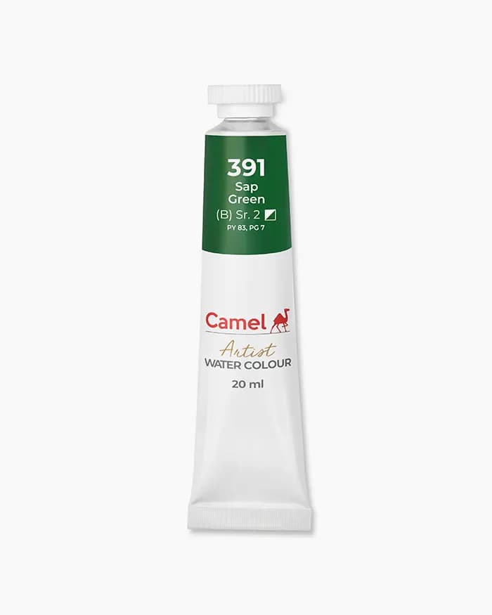 Camel Artist Water Colours Individual tube of Sap Green Sr 2 in 20 ml