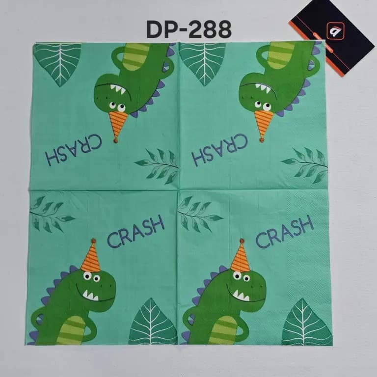 Deco Paper, Color Printed Napkins Dp: 288