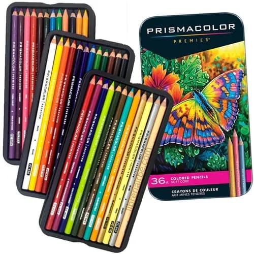 Prisma Color Premier Colored Pencils, Soft Core, 36 Count