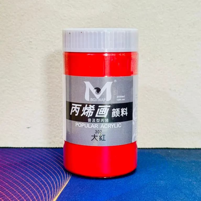 Art Rangers Acrylic Colour 300ml Scarlet (302)