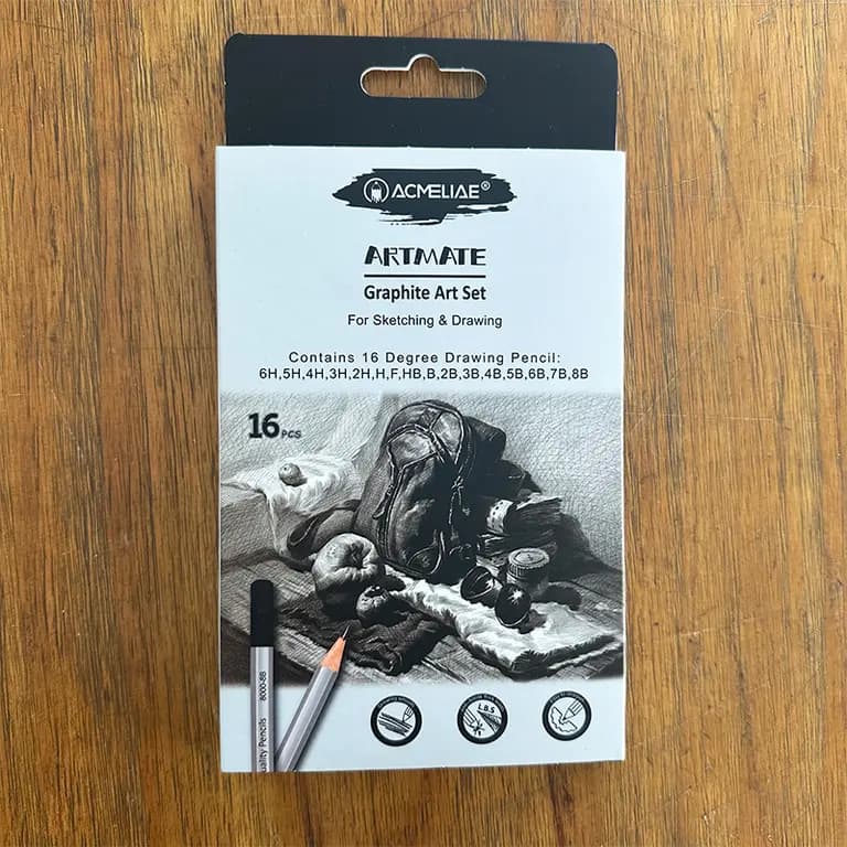 Acmeliae Artmate Graphite Art Set 16pc	