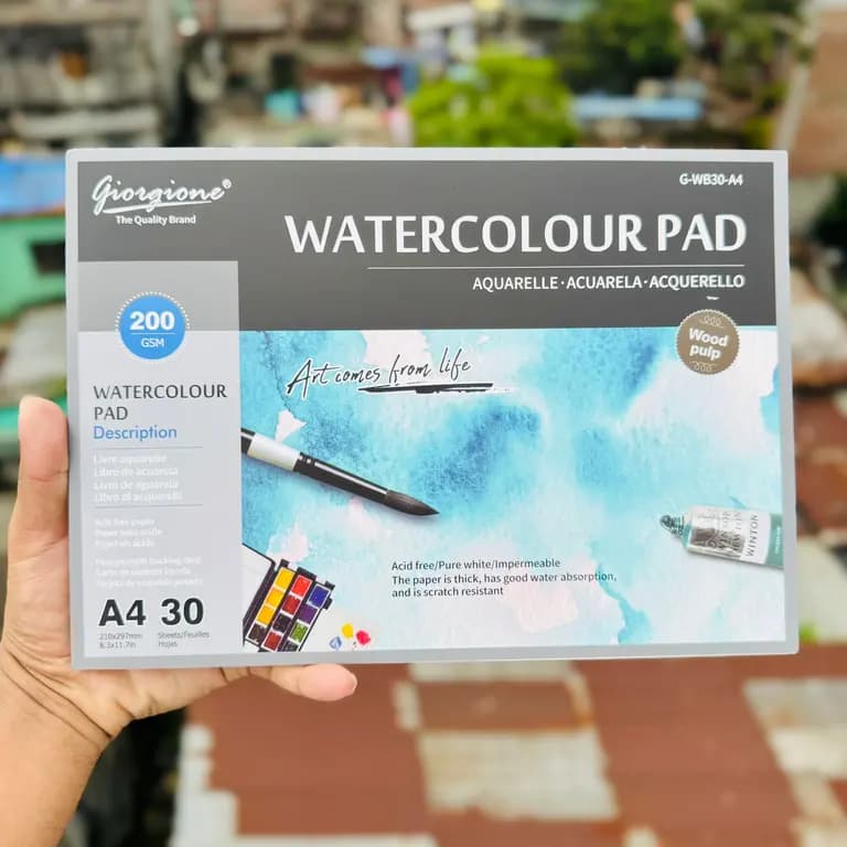 Giorgione Watercolour Pad 200GSM G-WB30-A4