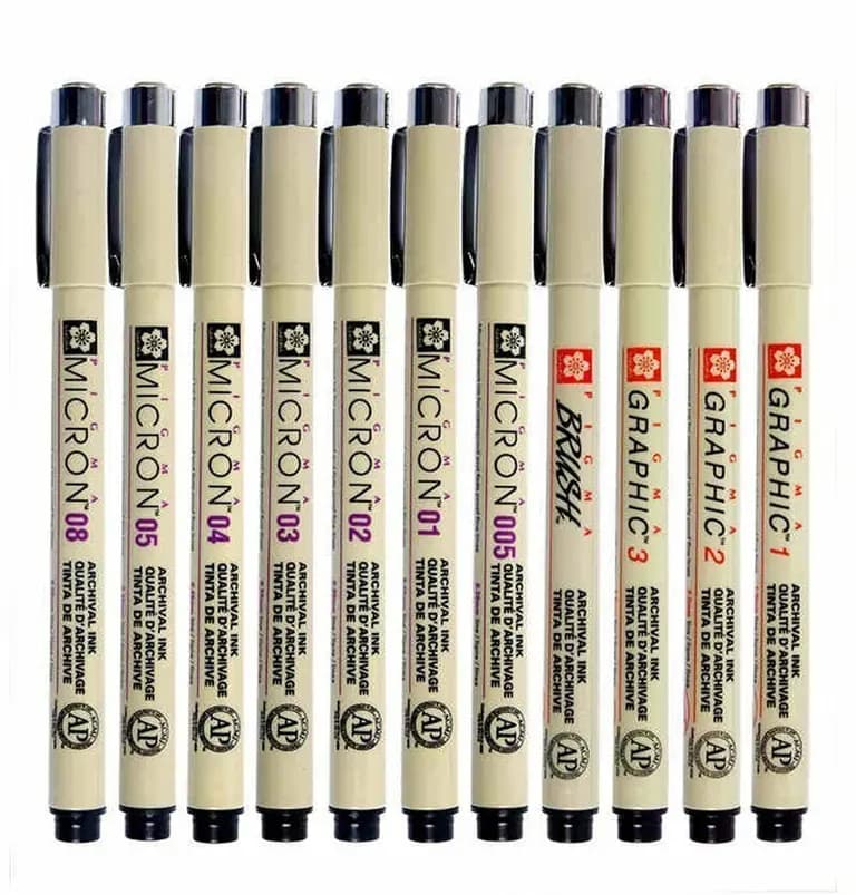 Sakura Pigma Micron Pen Set