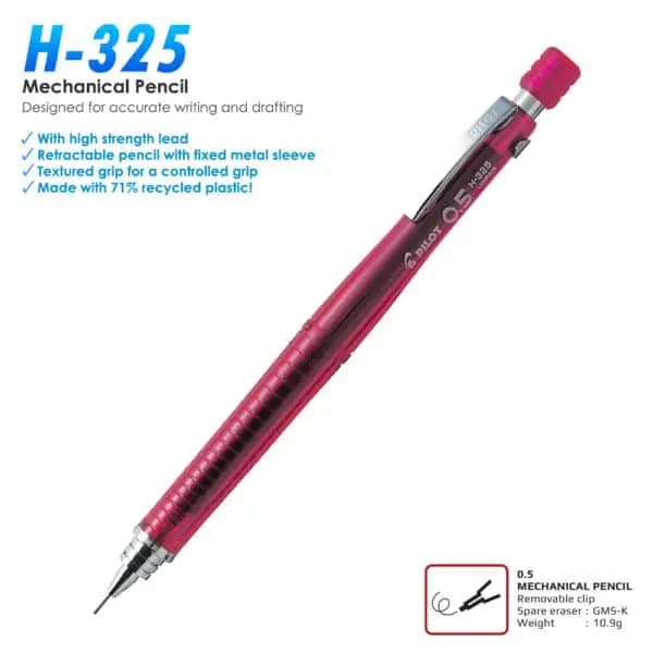 Pilot 0.5 mm Mechanical Pencil H-325 RED