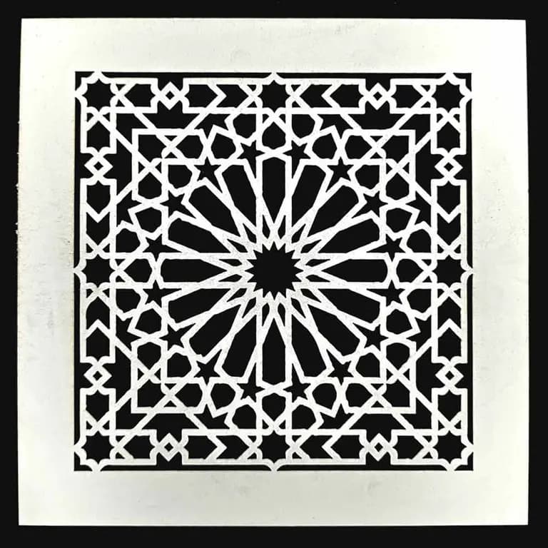 Stencil Code 2 (8x8 inch)