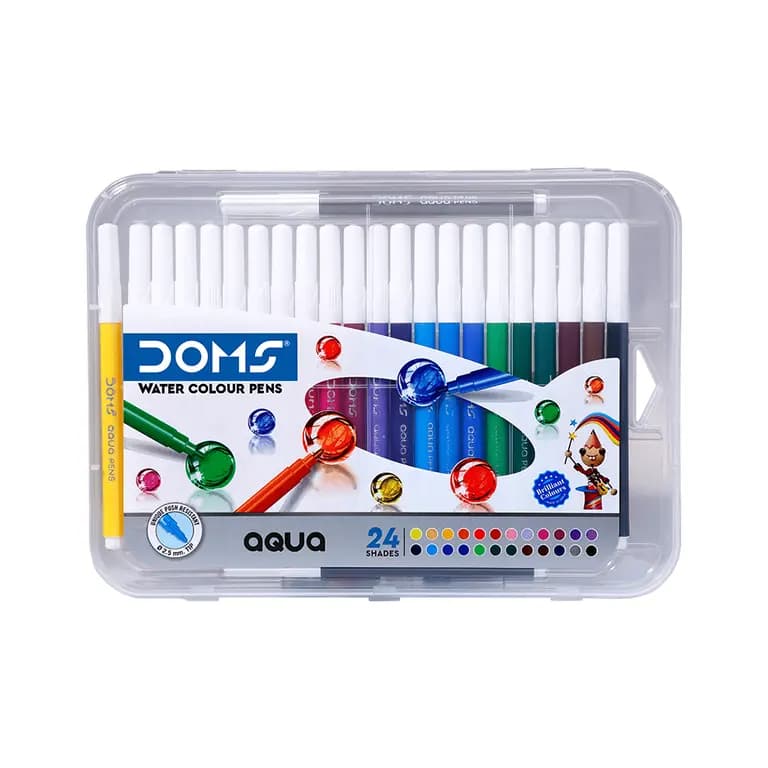 DOMS Aqua Watercolour Pen 24 Shades