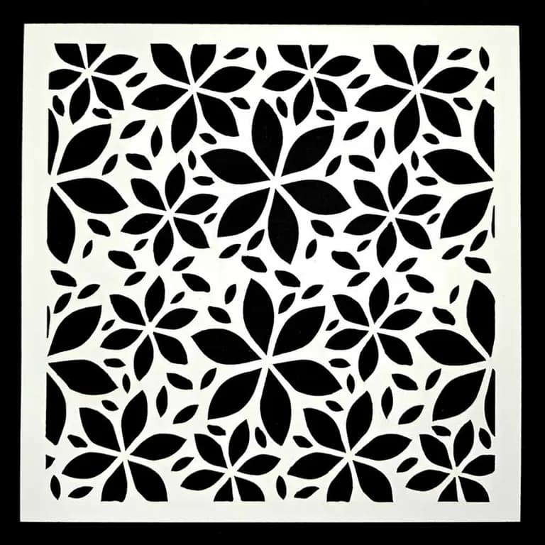 Stencil Code 7  (8x8 inch)