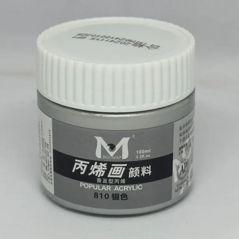 Art Rangers Acrylic Colour 100ml Silver (810)