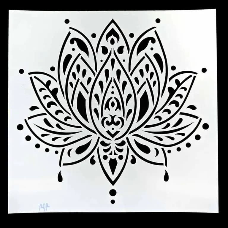 Stencil Code 30 (8x8 inch)