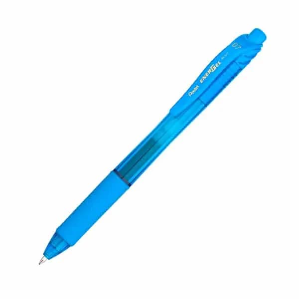 Pentel Energel Gel Pen Sky Blue Ink (0.7mm) - 1 Pcs - BL107 - SX