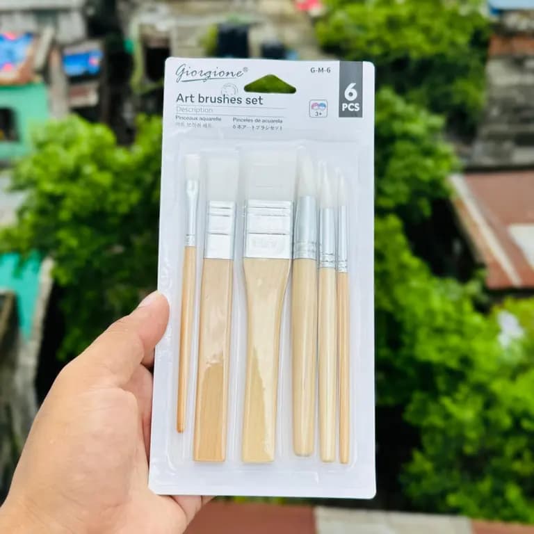 Giorgione Art Brush Set 6pc G-M-6