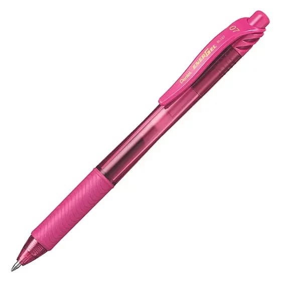 Pentel Energel Gel Pen Pink Ink (0.7mm) - BL107