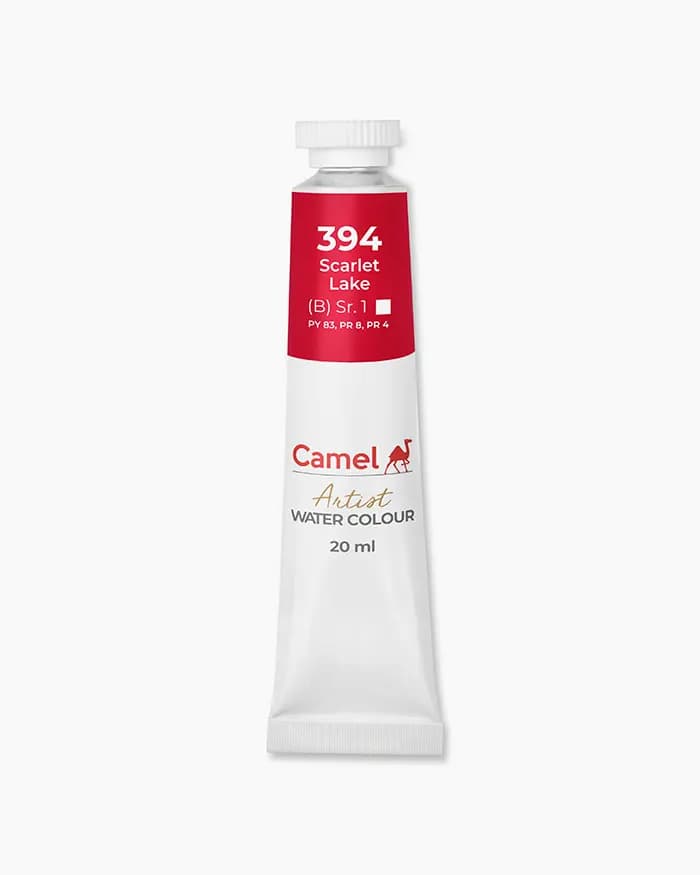 Camel Artist Water Colours Individual tube of Scarlet Lake Sr 1 in 20 ml