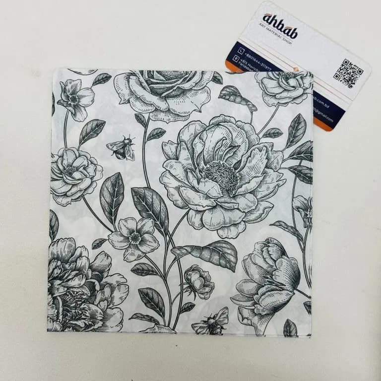 Deco Paper, Color Printed Napkins Dp: 222