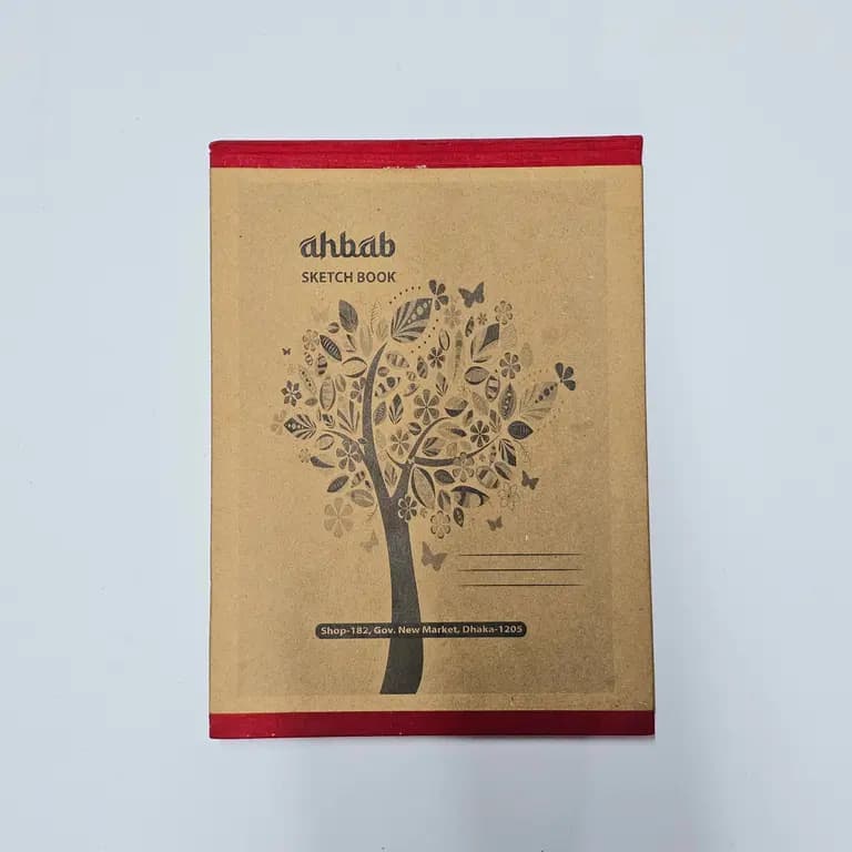 Ahbab ACADEMY SKETCHBOOK 110 GSM A4 [SIZE 8X11 INC] 40 sheets