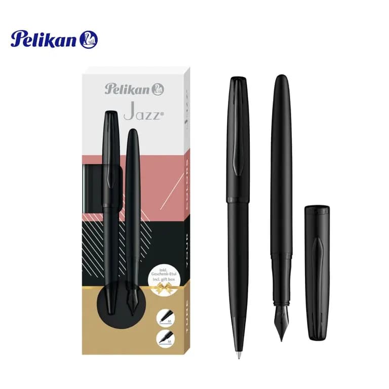  Pelikan Jazz Noble Elegance Set Fountain pen & Ballpoint pen [Black Body]