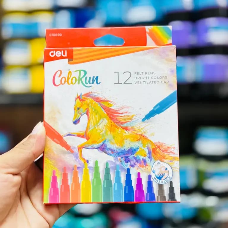 DELI ColoRun Felt Tip Pens