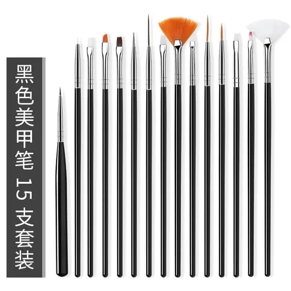 Mini Detail Combo Brush Set 15pc